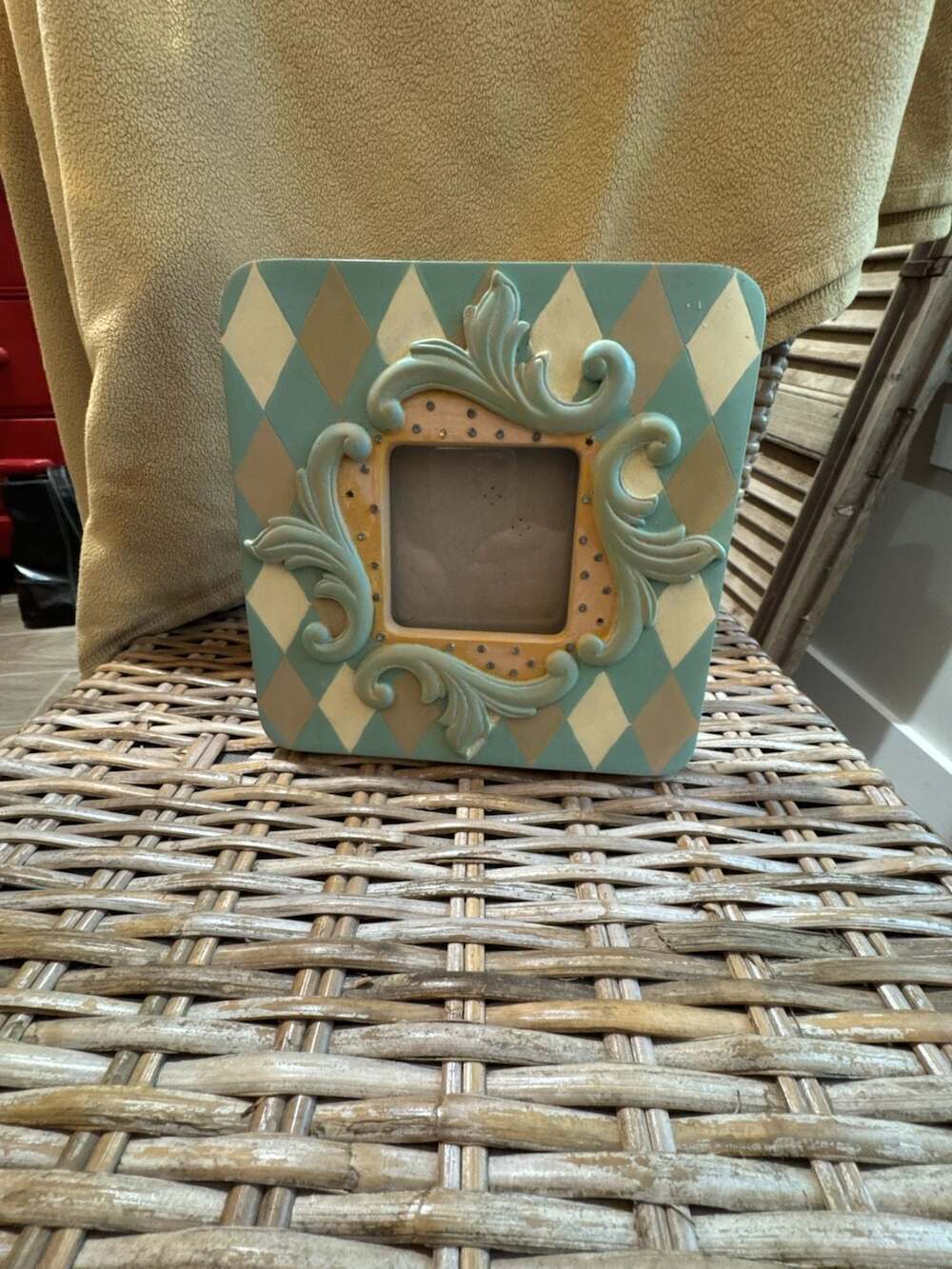 Belinda Miley Collection Exclusively for CBK Harlequin Diamond Scroll Frame